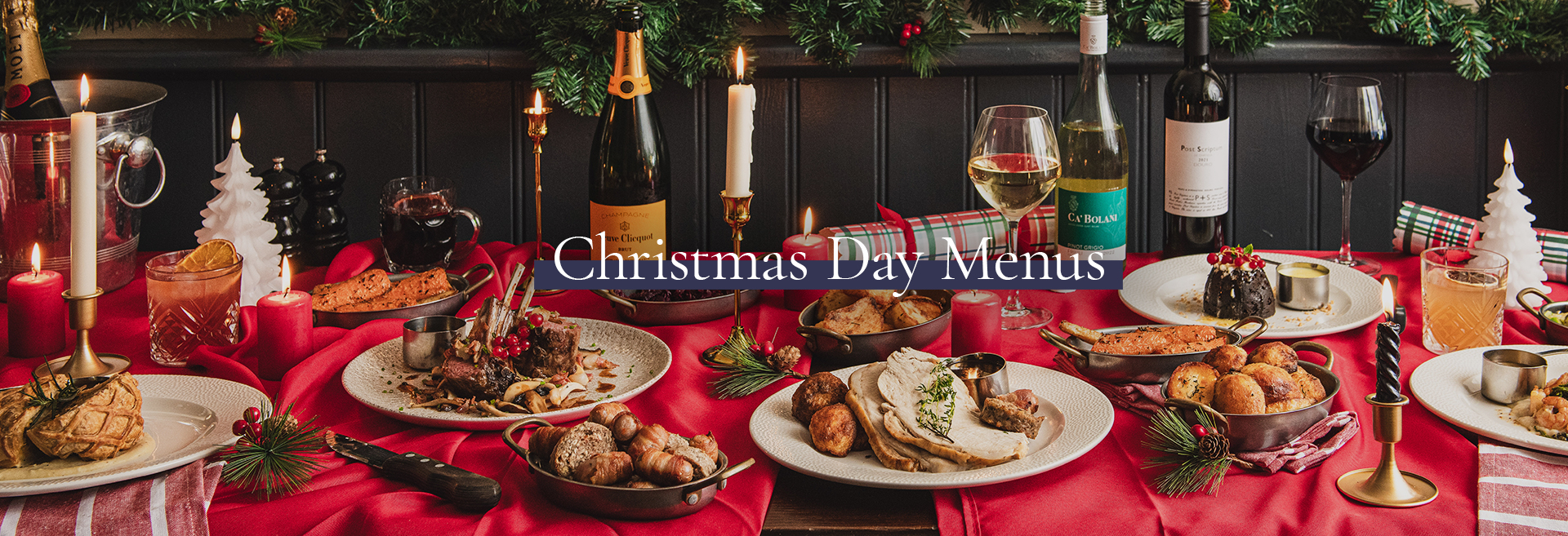 Christmas Day dinner at The Old White Lion