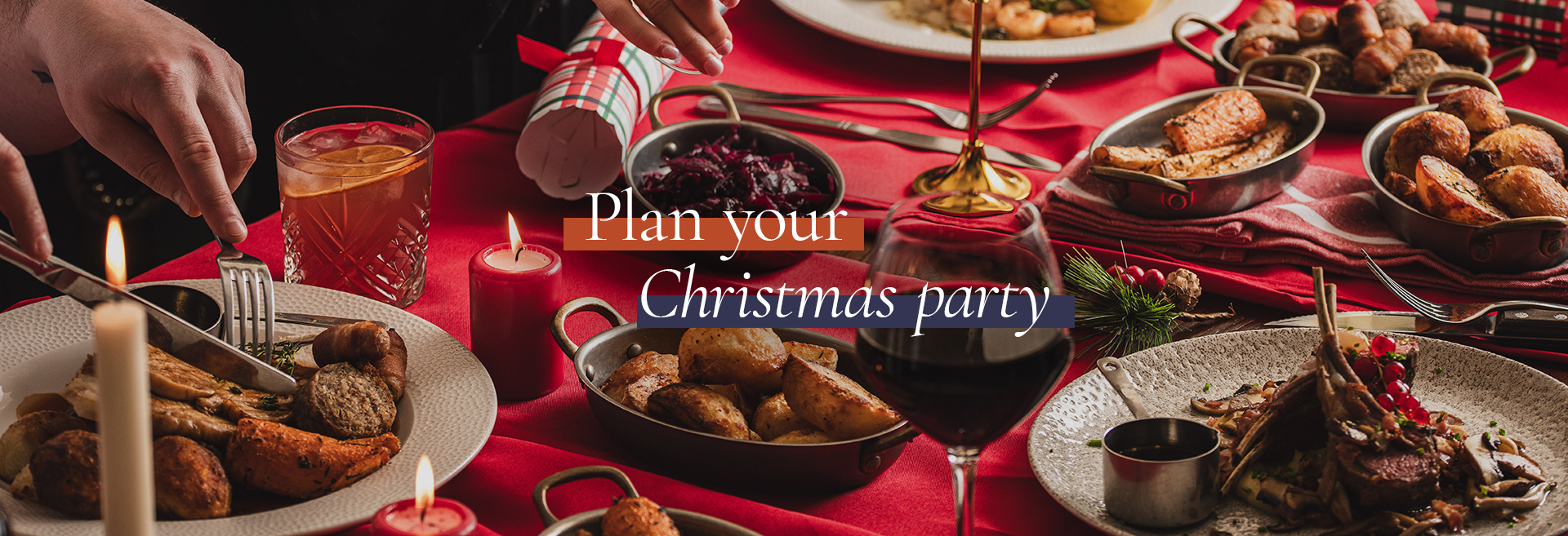 Christmas party at The Old White Lion