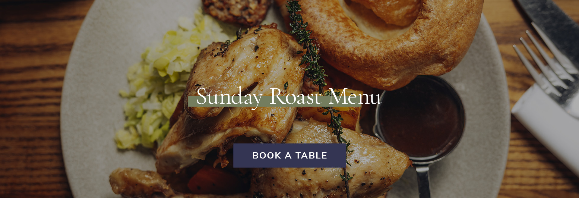 Sunday Menu at The Old White Lion