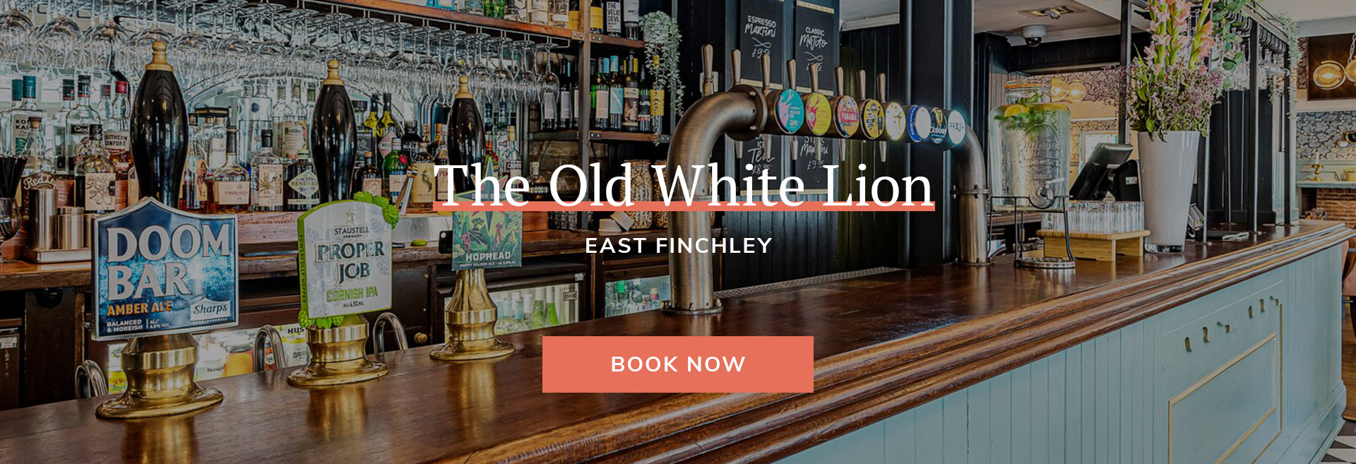 The Old White Lion Banner 2